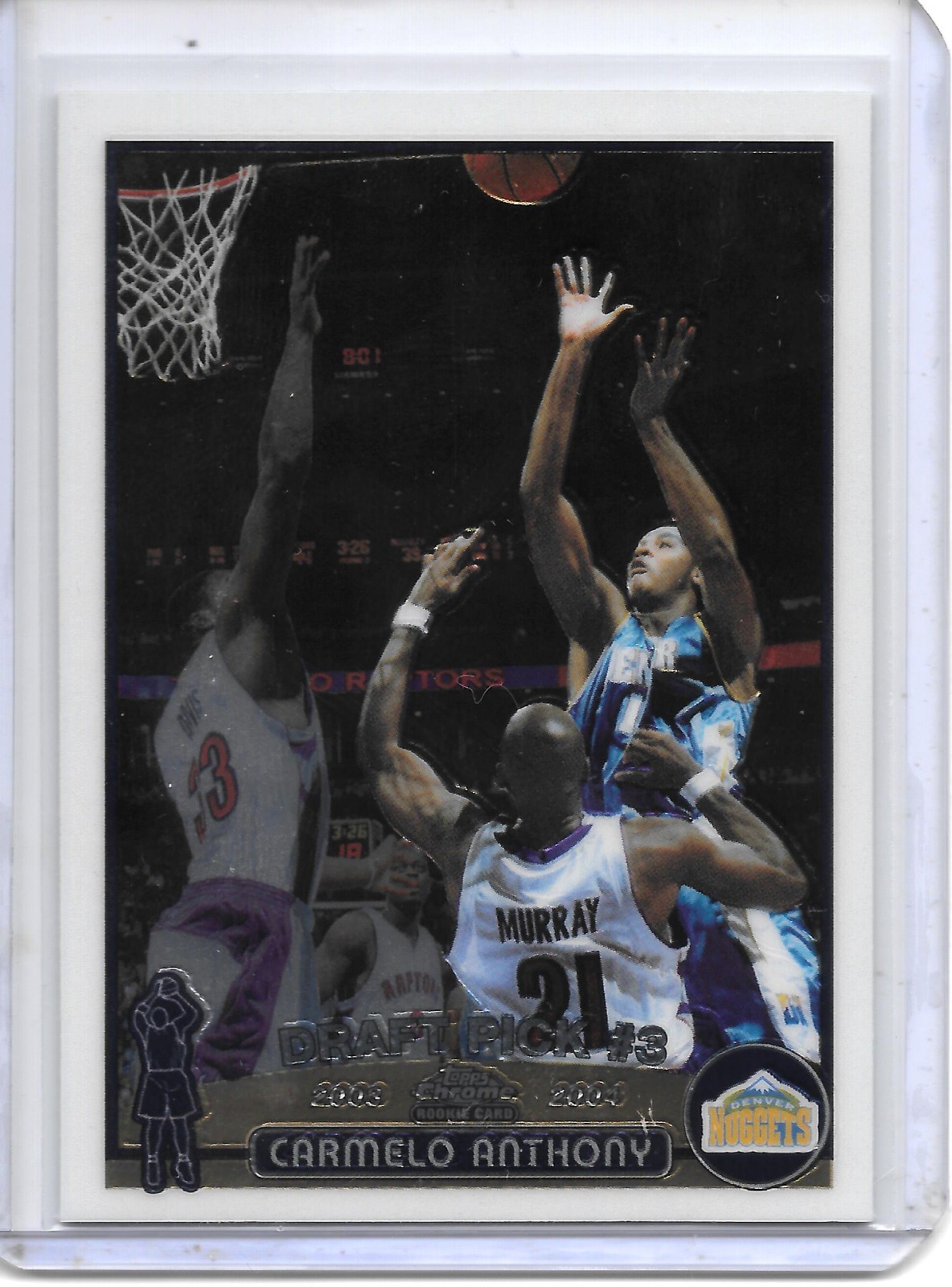 2003-04 Topps Chrome CARMELO ANTHONY RC ROOKIE #113 DENVER NUGGETS!