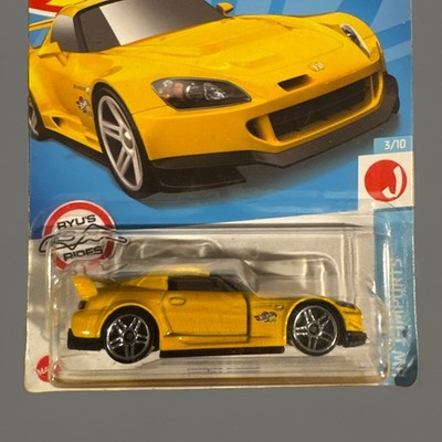 Hot Wheels 2022 Honda S2000 Yellow HW J-Imports 3/10 Ryu's Rides 118/250 Diecast