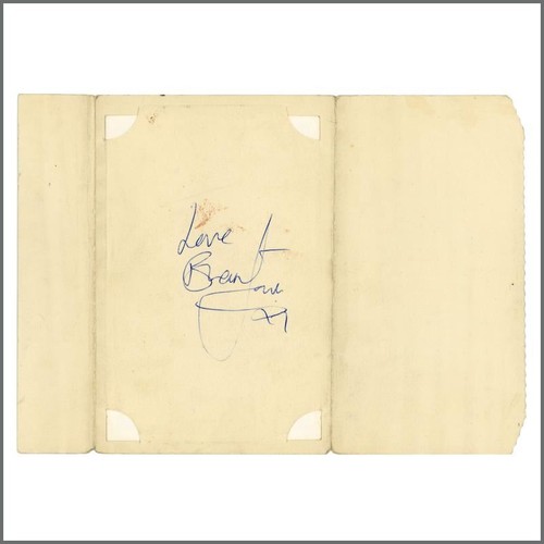 Brian Jones 1963 handsignierter Bilderrahmen und Vintage Bild (UK)