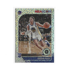 Panini 2019-20 NBA Hoops Premium Jordan Poole Rookie Prizm Basketball #223