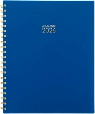 AT-A-GLANCE 2026 Planner, Weekly & Monthly, 8.5" x 11", 8-1/2 x 11, Denim 