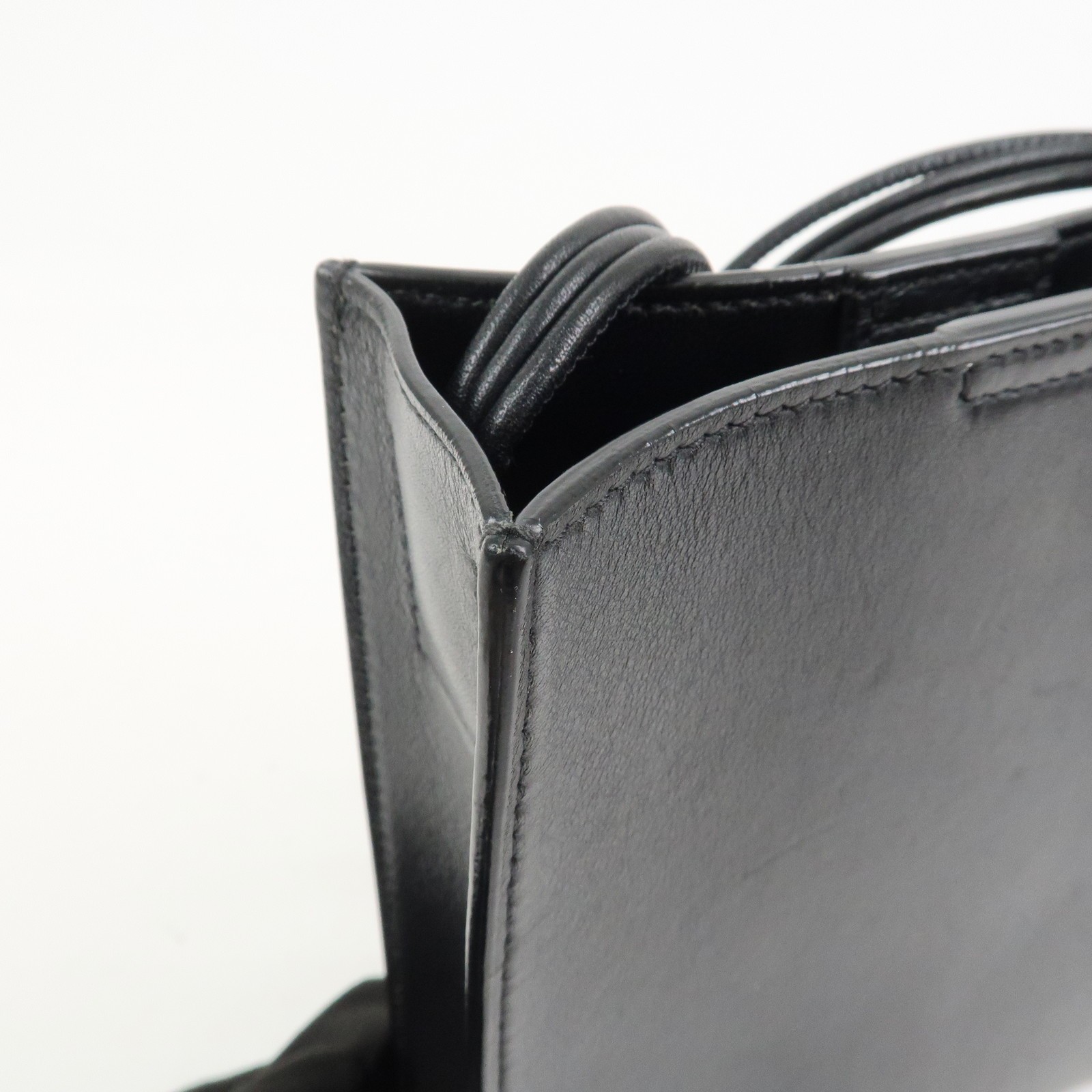 Authentic JIL SANDER Tangle Small Logo Leather Sh… - image 16