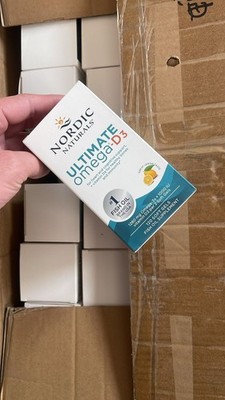 Nordic Naturals Ultimate Omega-D3 Lemon Flavor 120 Softgels Omega-3 Fish Oil