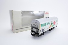 Neu M&auml;rklin H0 48150 Insider-Jahreswagen 2006 Migros K&uuml;hlwagen wei&szlig;