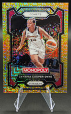 2024 Cynthia Cooper-Dyke /500 Prizm Monopoly WNBA Gold Millionaire Shimmer #50