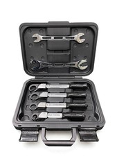 BBK RTQS-61 Ratchet Torque & Fixed Wrench Set 6pcs Black/Gray HVAC Tool Japan