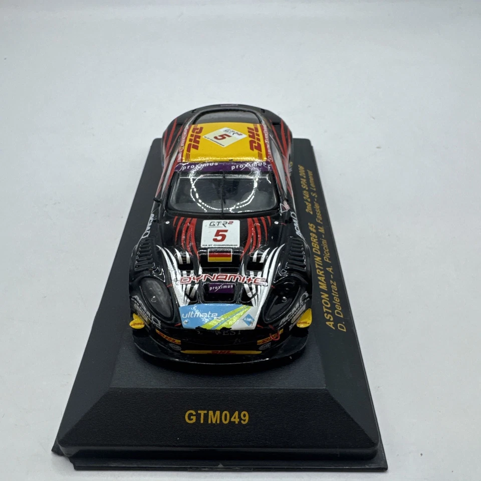 Ixo 1/43 Aston Martin DBR9 #5 2nd 24hs SPA 2006 Deletraz Piccini #GTM049 - Image 2 of 4