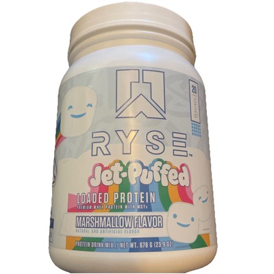RYSE  Protein  Jet Puffed  Marshmallow Flavor 678 G ( 23.9 Oz )Exp: 5-25