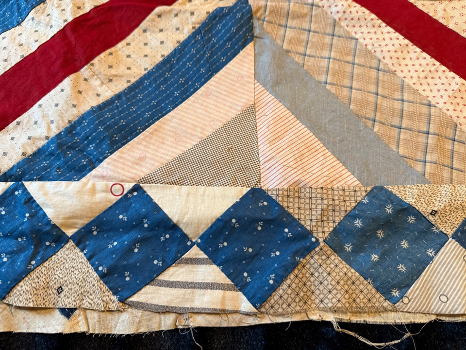 Tennessee Mountain – Pièce Quilt Top 102" X 88" – Neuf – Patchwork