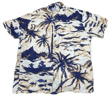 80s 90s Jams World Made in Hawaii Rayon Aloha Shirt Rare Island Print L