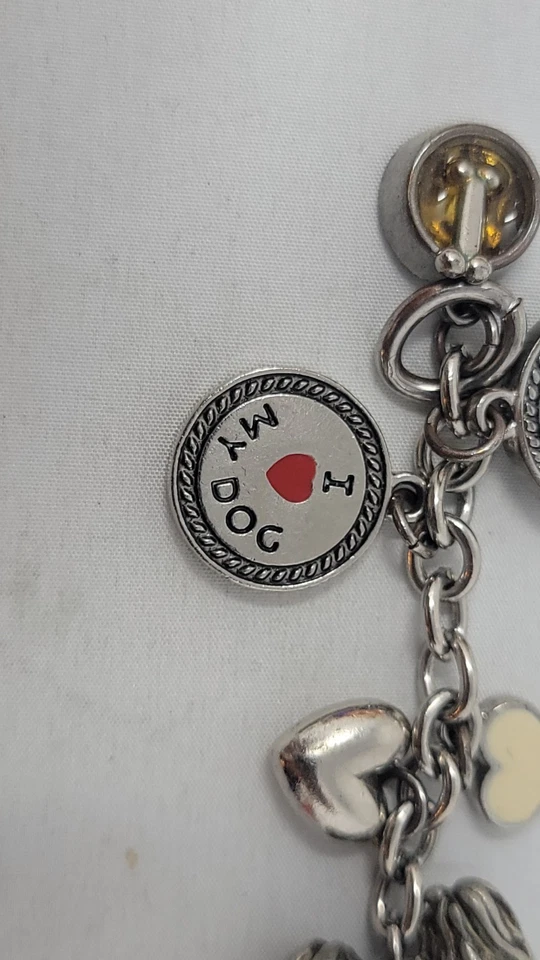 Llavero con dije para perro, hueso, mejor en exhibición, cuenco para perro, Love My Dog Shih Tzu usado Foto 2 de 4