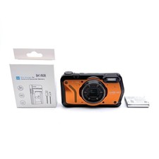 RICOH WG-6 Orange Waterproof Digital Camera 20MP 5x Optical Zoom GPS 4K Video