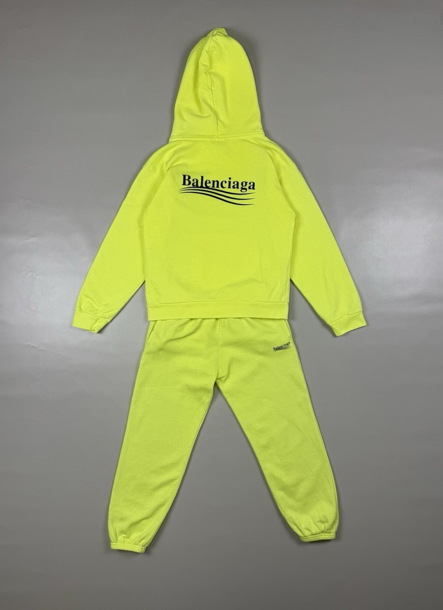 Balenciaga Kids Political Campaign Hoodie+Sweatpants Suit Size 10Y