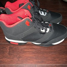 Zapato Tenis Hombre 11 Fubu Negro Y Rojo Parte Superior Alta Nuevo Sin Caja