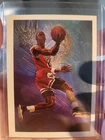1990-91 NBA Hoops - Art Card Team Checklist Michael Jordan #358