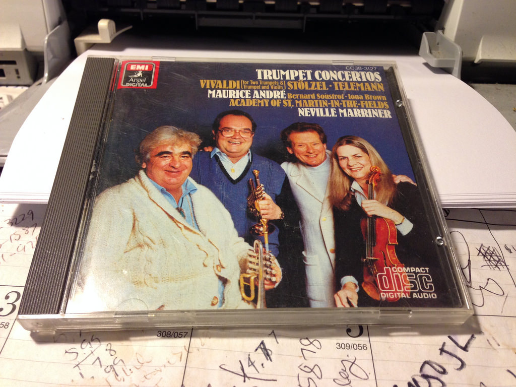 Maurice André - TRUMPET CONCERTOS (BLACK TRIANGLE JAPAN IMPORT CD