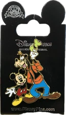 Trading Pin - Disney Disneyland Park - Mickey Mouse w/Goofy Collectible New