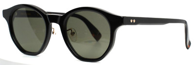 GIGI STUDIOS Copernico 677922/1 Black Mens Round Polarized Sunglasses 53-23-150
