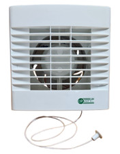 Pull Cord Extractor Fan Bathroom Wall Axial Pullcord 4" 100mm  - Airvent 459299A
