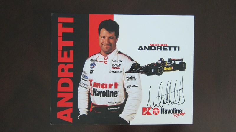 Andretti family autographs