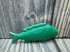 Green Plastic Fish Figurine Toy 2"