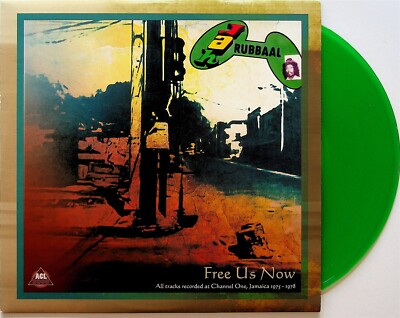 Giddeon Jah Rubbaal & The Revolutionaries- Free Us Now 10'' Green Vinyl NM 2009
