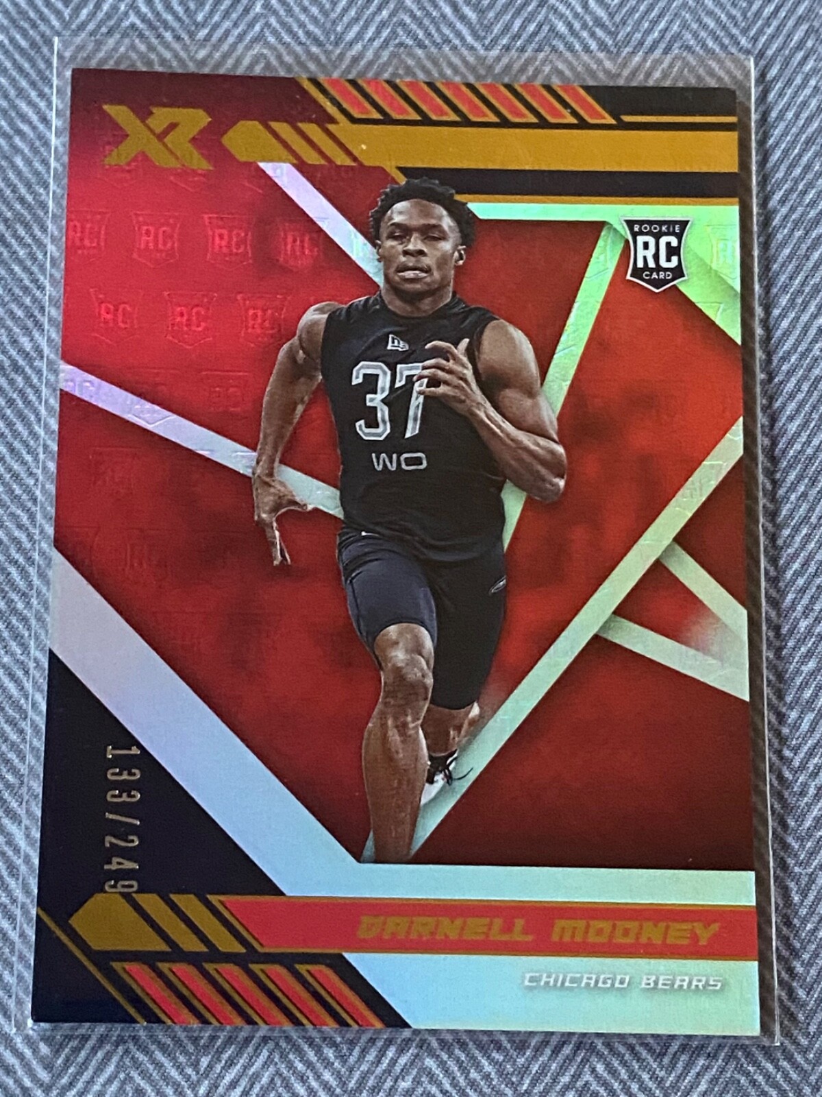 2020 Panini XR Red #179 Darnell Mooney #/249