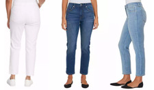 Ella Moss Ladies' Straight Leg Mid-Rise Ankle Jeans, inseam 29"  1693609 