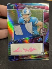 2023 Panini Spectra Neon Pink #232 Sam LaPorta ROOKIE PATCH AUTO RPA 01/25 RC
