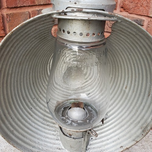 RARE LARGE C.T. HAM MFG. CO. INSPECTORS RAILROAD LANTERN WITH CLEAR GLOBE TRAIN - 第 2/12 張圖片