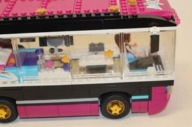 LEGO Friends Pop Star Tour Bus 41106 No Box or Manual Looks Complete