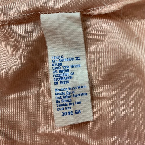 Warners Slip Womens 32 Small Pink Lingerie Floral Fantasies Lace Cottagecore Vtg - Imagen 6 de 8