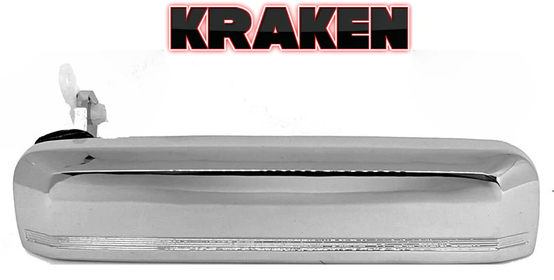 Juego de manijas de puerta interiores exteriores para camioneta Nissan 1987-1997 carrocería dura delanteras cromadas Foto 4 de 4