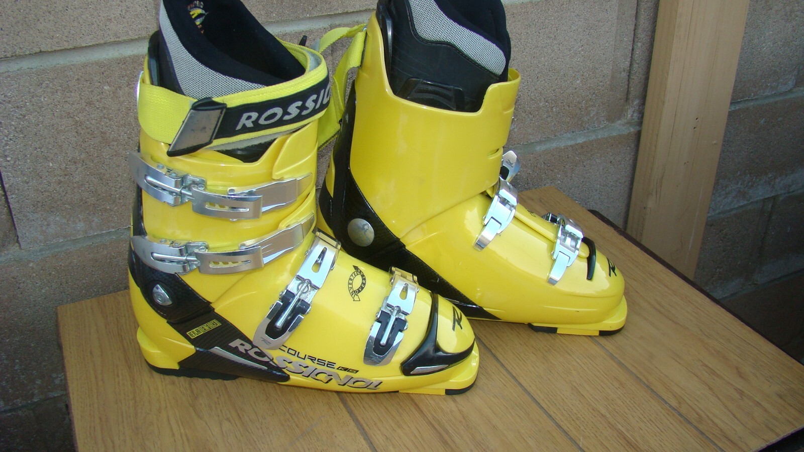 SALOMON Scarponi da sci Rossignol Course KS gialli misura 285 mm nero giallo Made in Italy