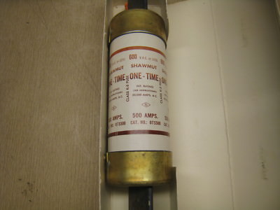 GOULD SHAWMUT OTS500 CLASS K- 5 500AMP Fuse 600 VOLT Fuse FREE SHIPPING