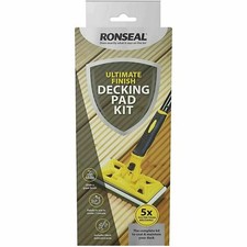 Ronseal Ultimate Finish Decking Deck Pad Kit Cleaning Cleaner Paints Stains Oil