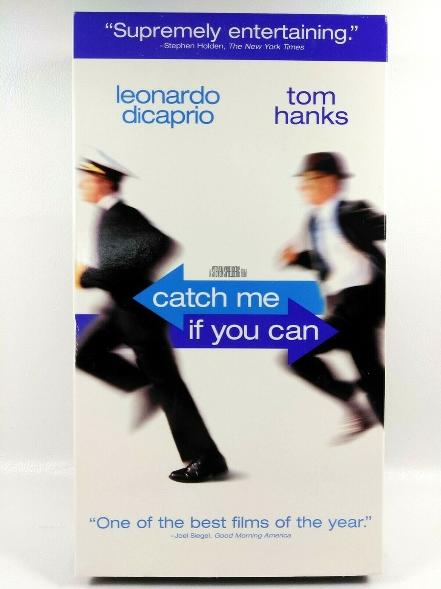 Catch Me If You Can (VHS, 2003) Leonardo Dicaprio, Tom Hanks