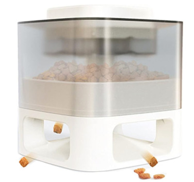 Dog Feeder Toy, Dog and cat Food Dispenser Interactive Button