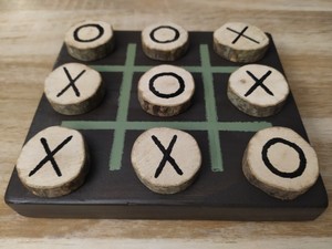 Jeu De Morpion En Bois Fabrication Artisanale Ebay