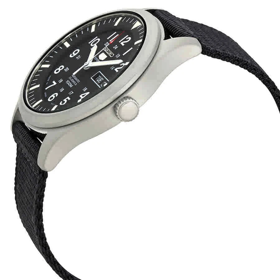 Seiko 5 Automatic Black Dial Men s Watch SNZG15J1