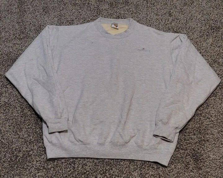 Vintage Carhartt Crewneck Sweatshirt Embroidery Small Logo Spell