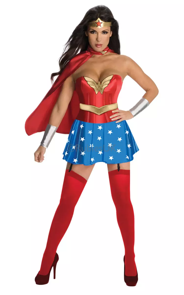 Wonder Woman Donna Supereroe Costume Autorizzato Adulti