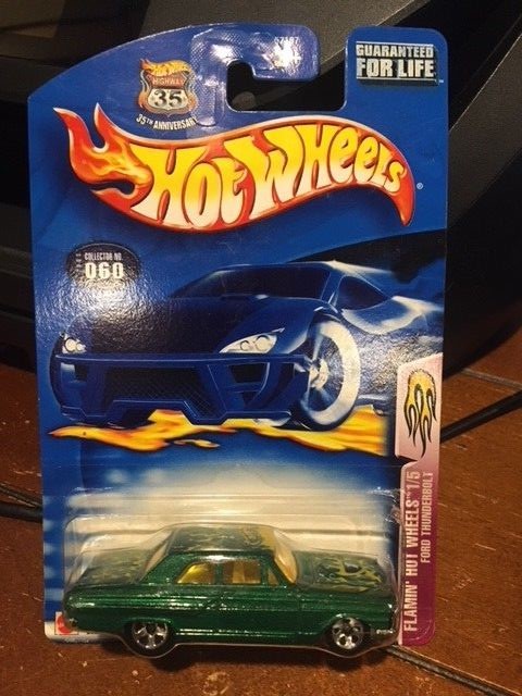 2003 Hot Wheels Flamin' Hot Wheels Ford Thunderbolt #60
