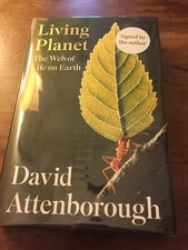 Product Image: David Attenborough - Living Planet. Signed UK 1st Edition, 1st Printing