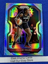 2021 #47 Jackie Young WNBA Panini Prizm Basketball Silver Prizm Aces
