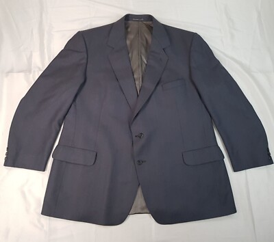 MAGEE OLYMPIC SIZE 48R MENS GREY WOOL SUIT BLAZER JACKET FORMAL SINGLE-BREASTED
