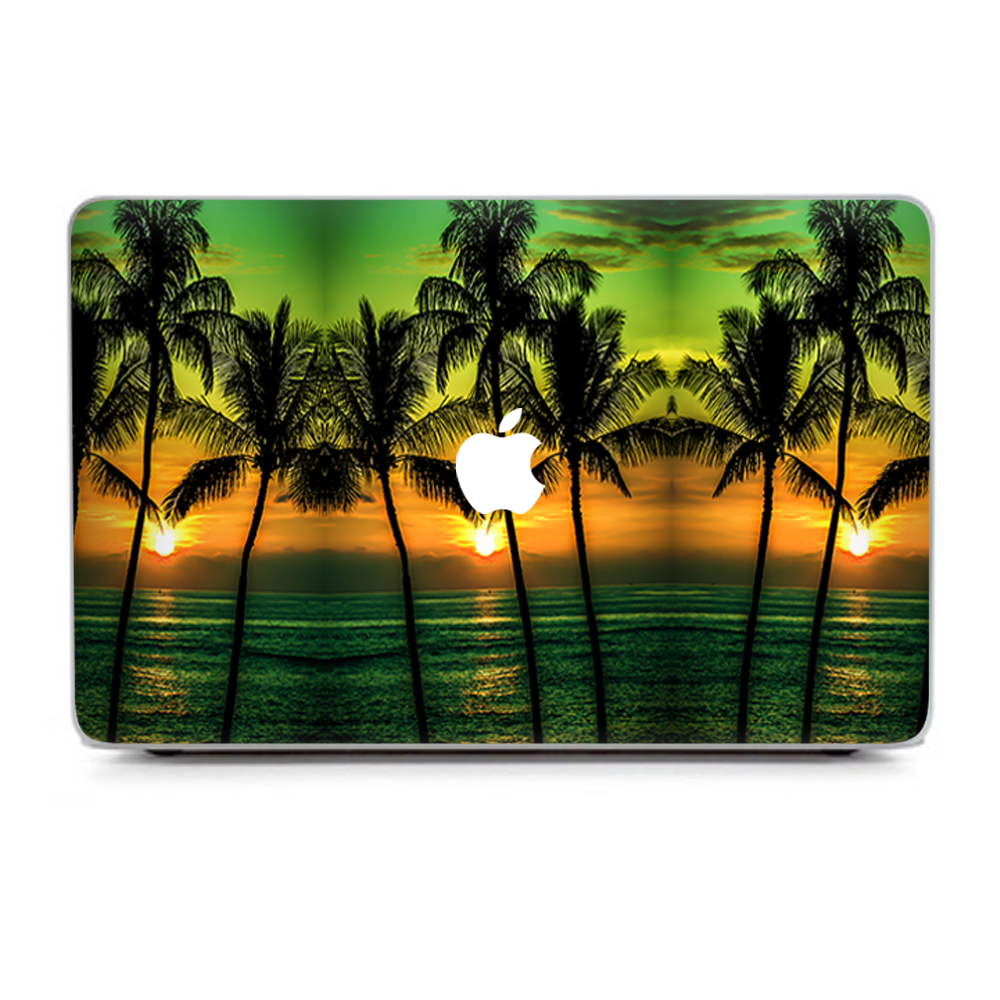 Skin Déco MacBook Pro 13" Retina Touch Bar - Plage Palmiers - Itsaskin