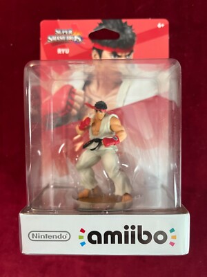 RYU (Capcom's Street Fighter) Amiibo for Super Smash Bros. Nintendo Switch USA