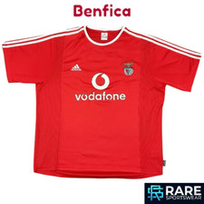 BENFICA PORTUGAL 2005 HOME FOOTBALL SHIRT 2XL ADULT ADIDAS (VERY GOOD) 913964