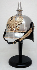 Armour German Prussian PickleHaube Helmet with stand officers choice